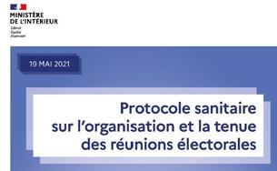 Protocole sanitaire sur l'organisation et la tenue des réunions électorales