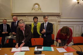 Signature de la convention départementale France Service