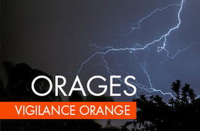 Alerte météo de vigilance orange pour les orages à partir de 14h00 sur le département de l’Isère 
