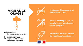 Alerte météo - Vendredi 5 août : vigilance orange "orages" en Isère