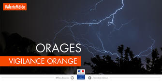 Alerte météo : vigilance orange pour les orages à partir de ce soir sur le département de l’Isère