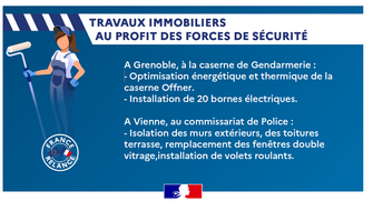 CP : travaux immobiliers au profit des policiers et des gendarmes