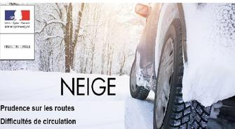 Épisode neigeux  : Interdiction de circulation des poids lourds sur la RN85 – RD 529 et RD 1075