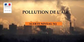 Pollution de l'air Alerte N1 sur le bassin Lyonnais-Nord-Isère